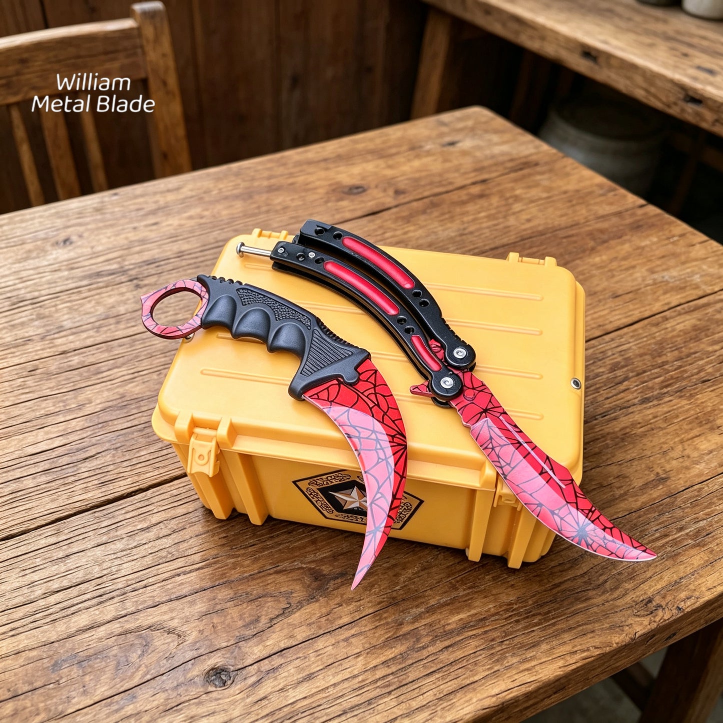 12 In 1 CSGO Hot Balisong & Karambit Combination