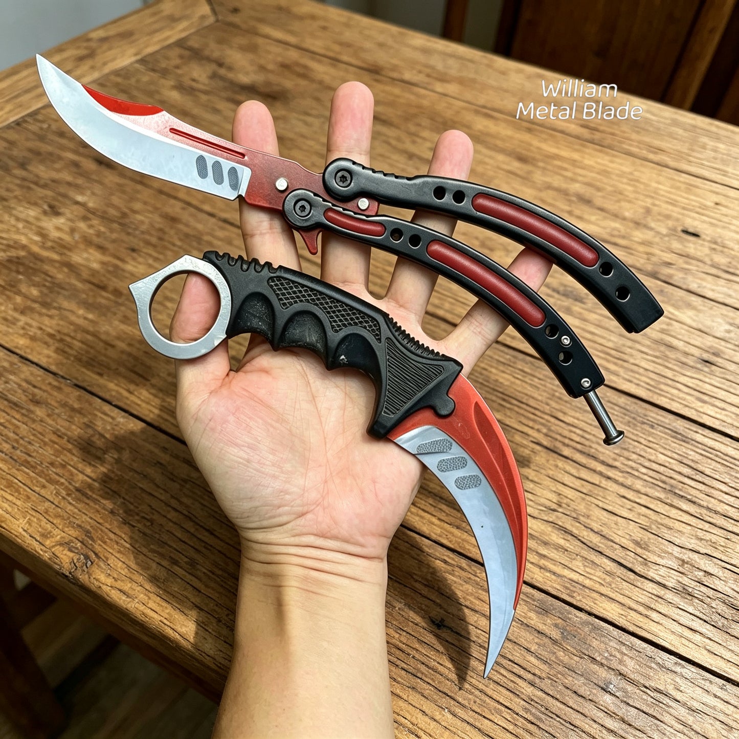 12 In 1 CSGO Hot Balisong & Karambit Combination