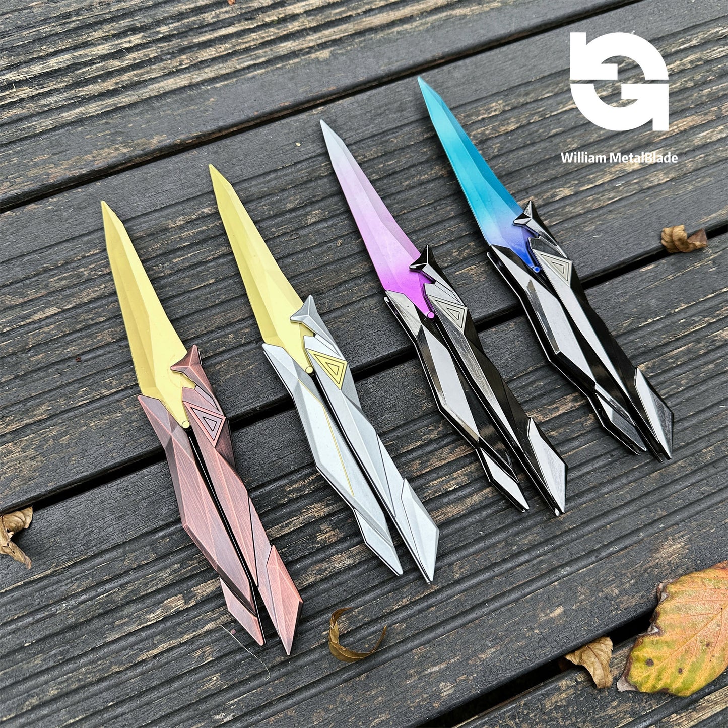 22CM/8.6" Metal Singularity Butterfly Trainer Blunt Knife