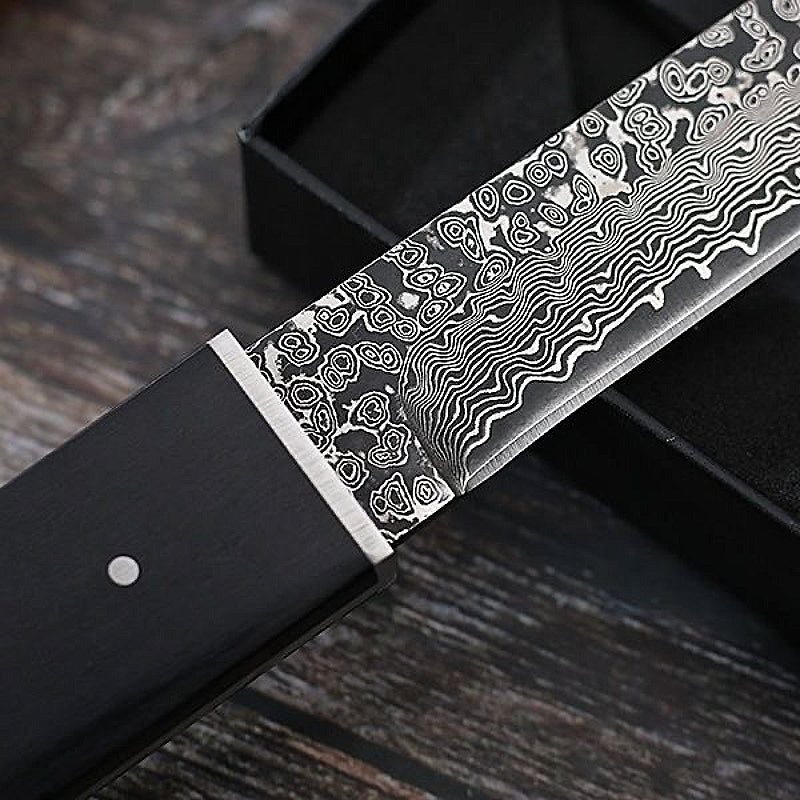 Samurai straight knife D2