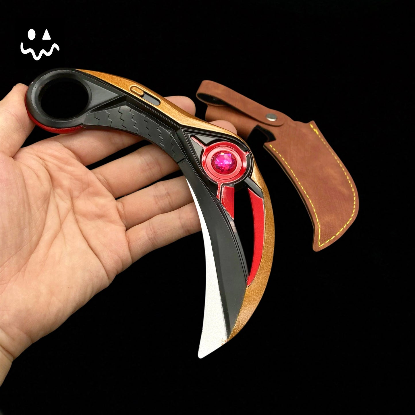 16.5CM/6.4'' Metal Luminous Ion Karambit Replica