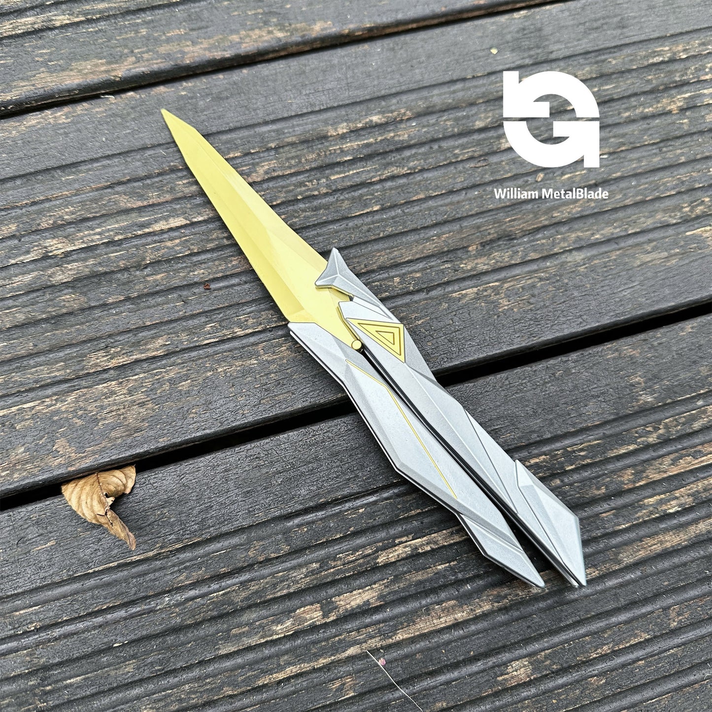 22CM/8.6" Metal Singularity Butterfly Trainer Blunt Knife