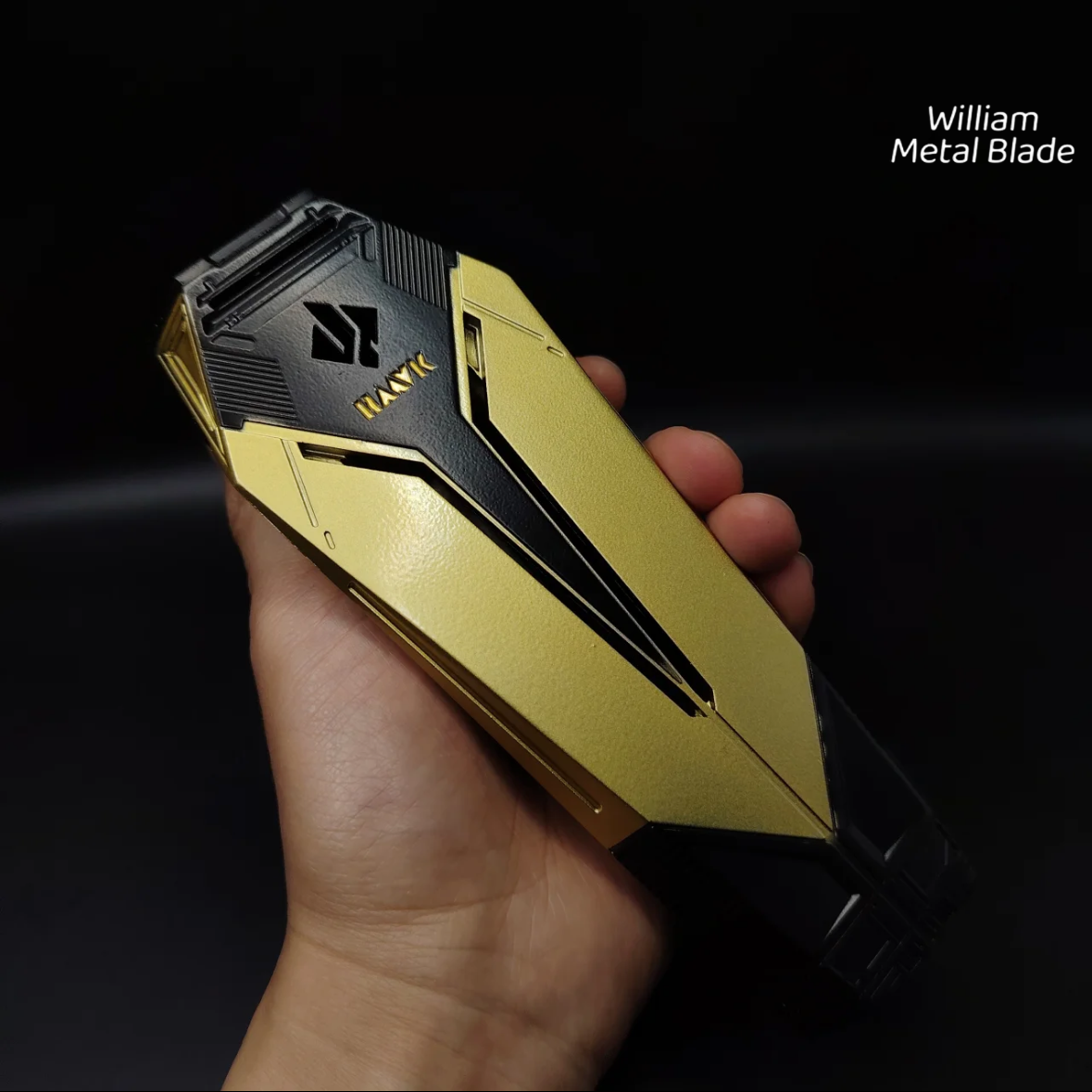 16 CM/6.2" Metal 3D Mandel Brick Replica Luminous version