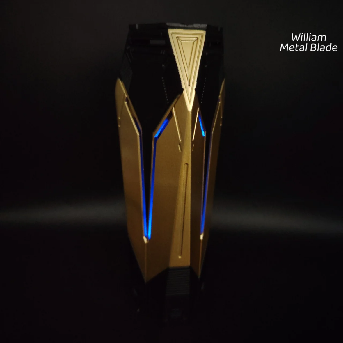 16 CM/6.2" Metal 3D Mandel Brick Replica Luminous version