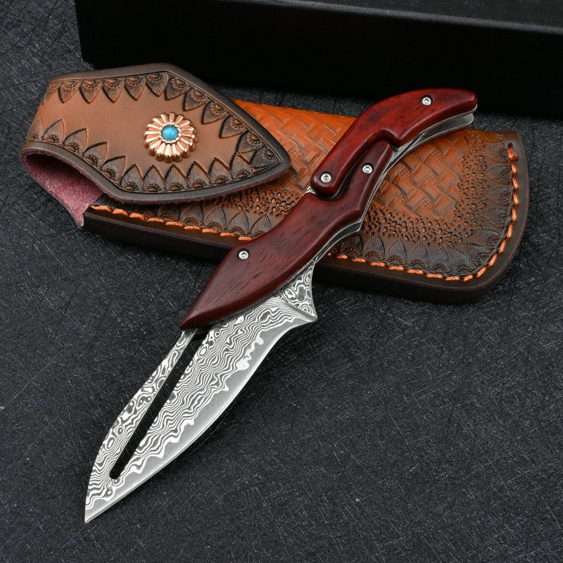 Mechanical folding knife