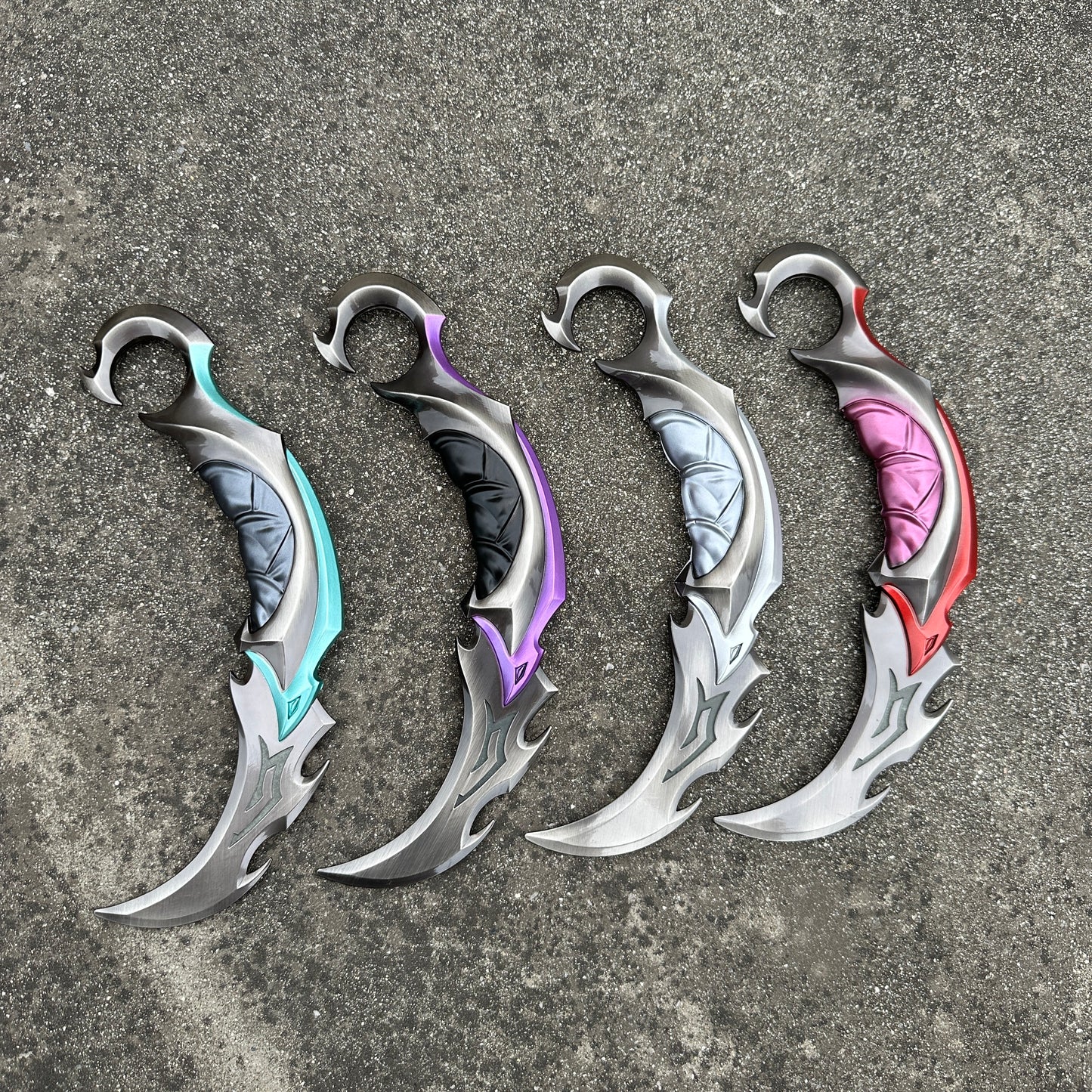 Reaver Karambit Metal Blunt Blade Trainer Cosplay Prop Game Replica