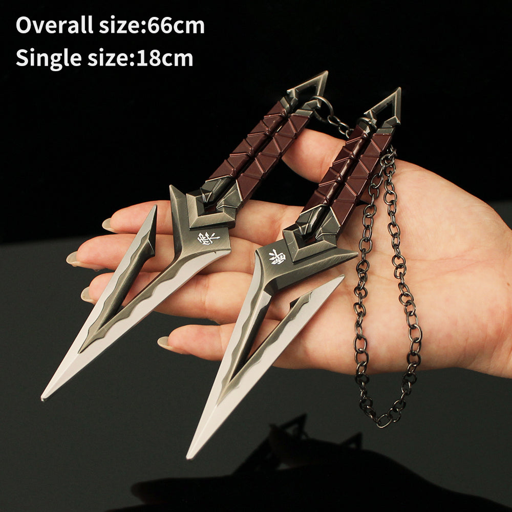 Mystbloom Kunai Kuronami no Yaiba Blades Of Primordia Mini Metal Replica