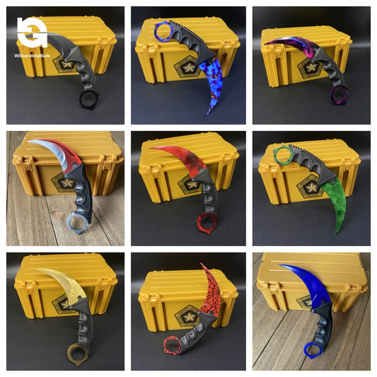 CSGO Metal Karambit Replica 20cm/7.9'' Giftbox