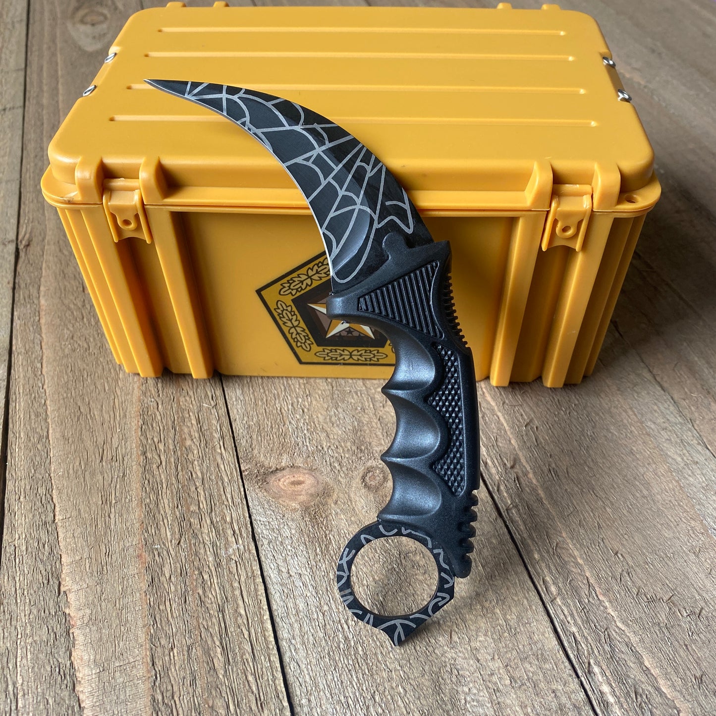 GO Gamma Case Skin Loot Box Black Web Karambit