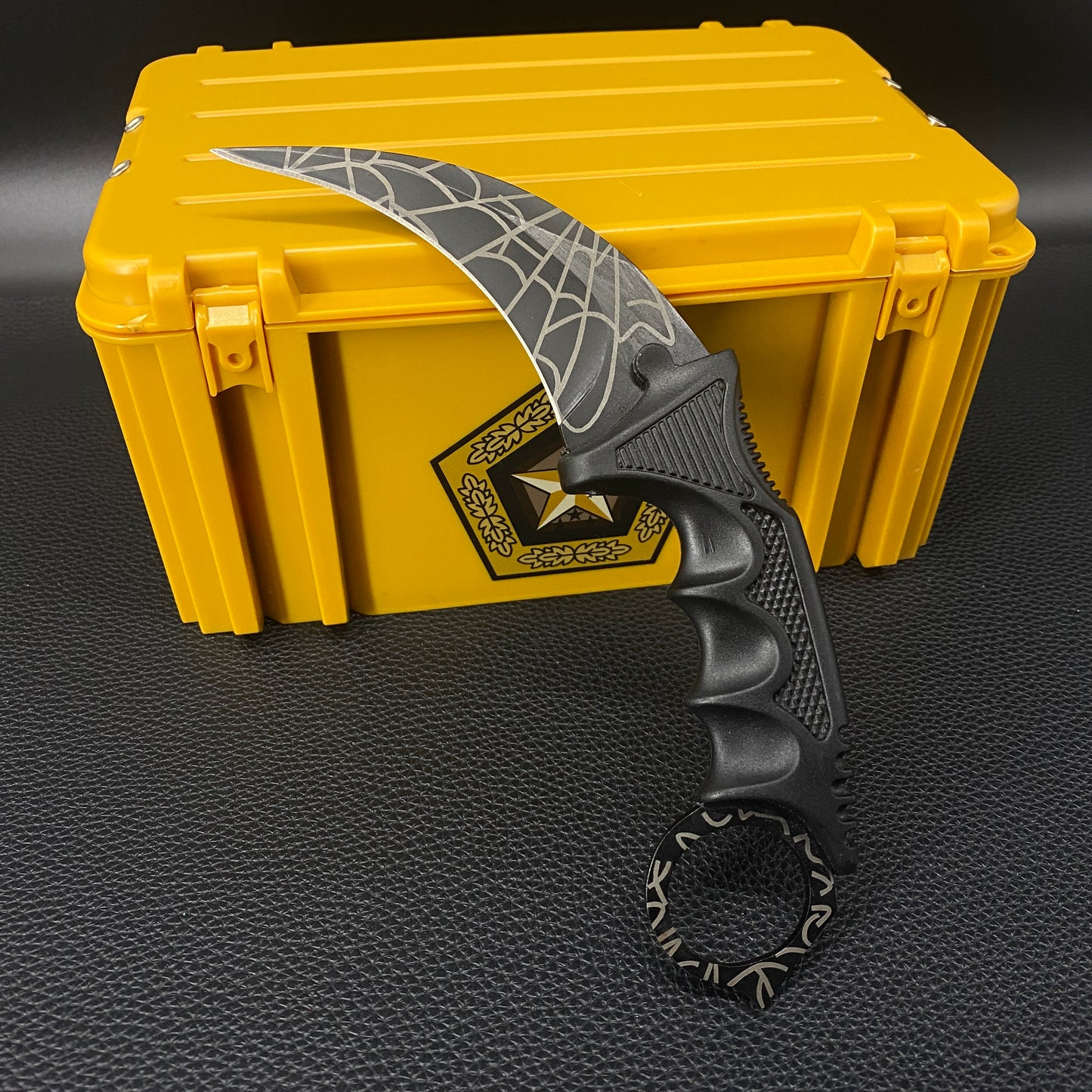 GO Gamma Case Skin Loot Box Black Web Karambit