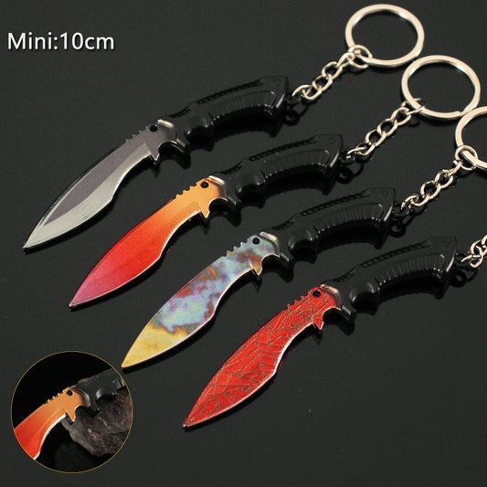 Tiny Kukri Knife Slaughter And Forest DDPAT Skin Keychain