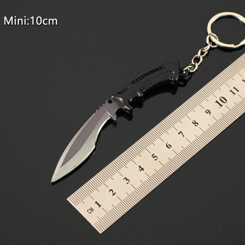 Tiny Kukri Knife Slaughter And Forest DDPAT Skin Keychain