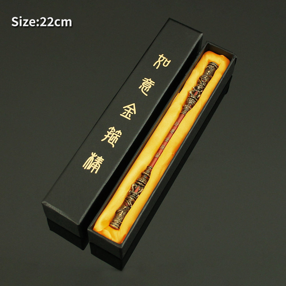 22CM/8.6" Black Myth: Wukong Golden Cudgel Metal Replica Gift Box