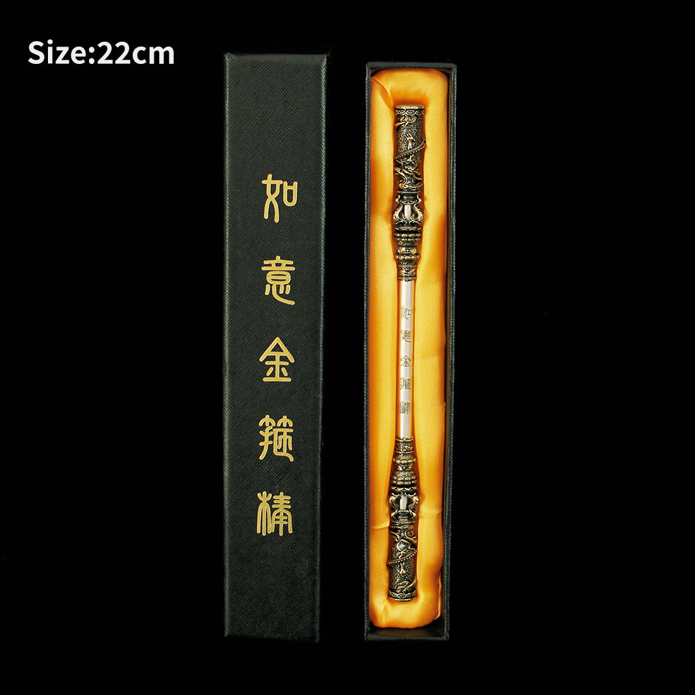 22CM/8.6" Black Myth: Wukong Golden Cudgel Metal Replica Gift Box