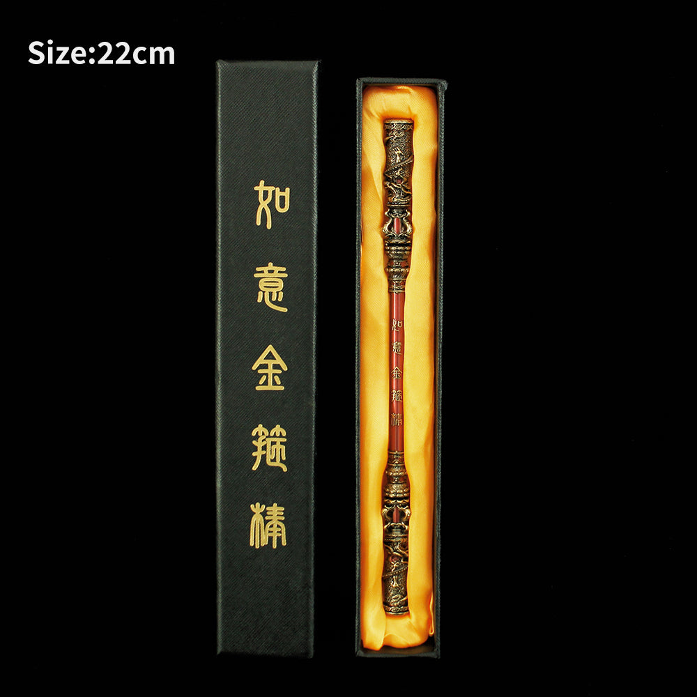 22CM/8.6" Black Myth: Wukong Golden Cudgel Metal Replica Gift Box