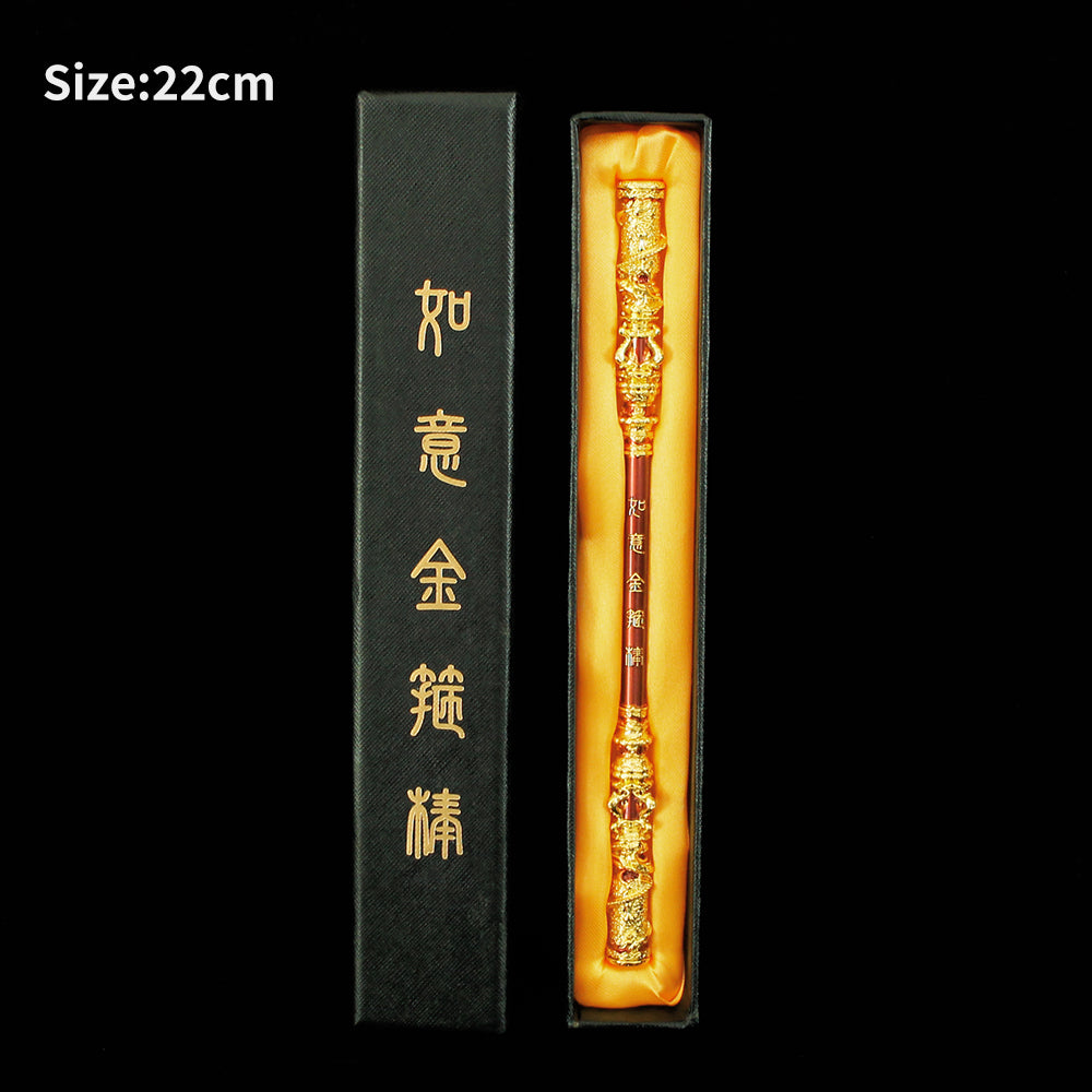 22CM/8.6" Black Myth: Wukong Golden Cudgel Metal Replica Gift Box