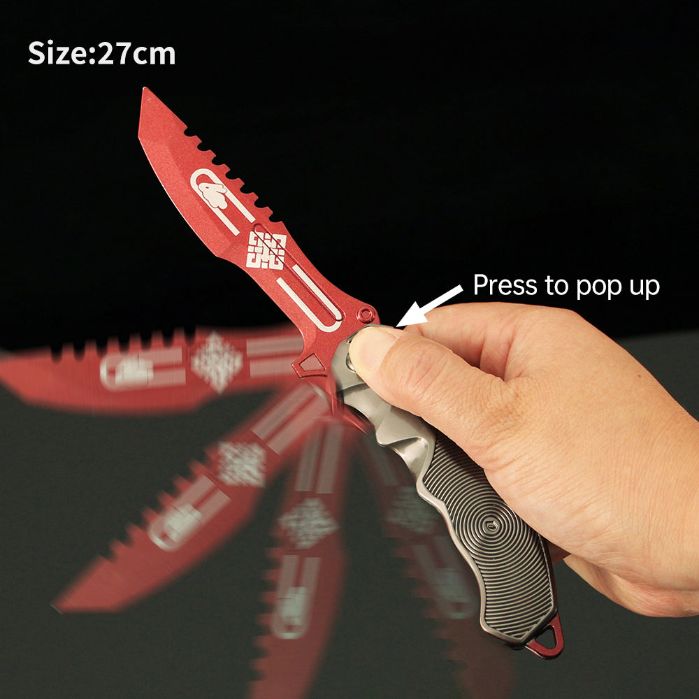 27CM10.6" High-quality Game Peripheral Luck Rabbit Knife Metal Replica