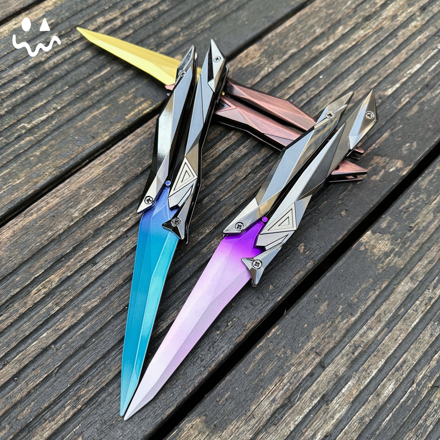 22CM/8.6" Metal Singularity Butterfly Trainer Blunt Knife