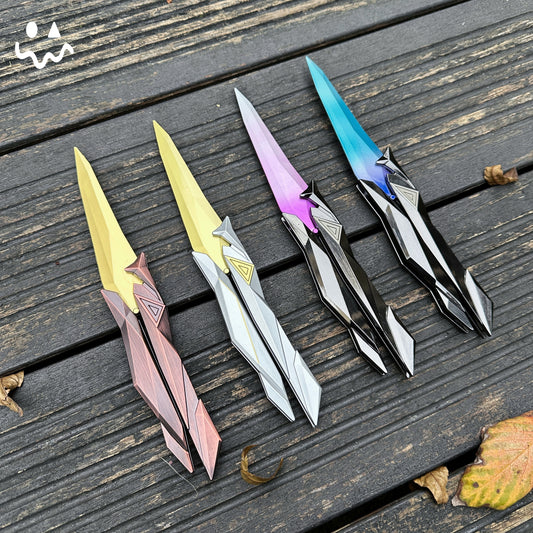 22CM/8.6" Metal Singularity Butterfly Trainer Blunt Knife