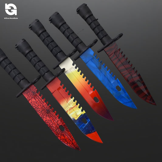 6.1oz Solid Resin Rare Skin M9 Dagger