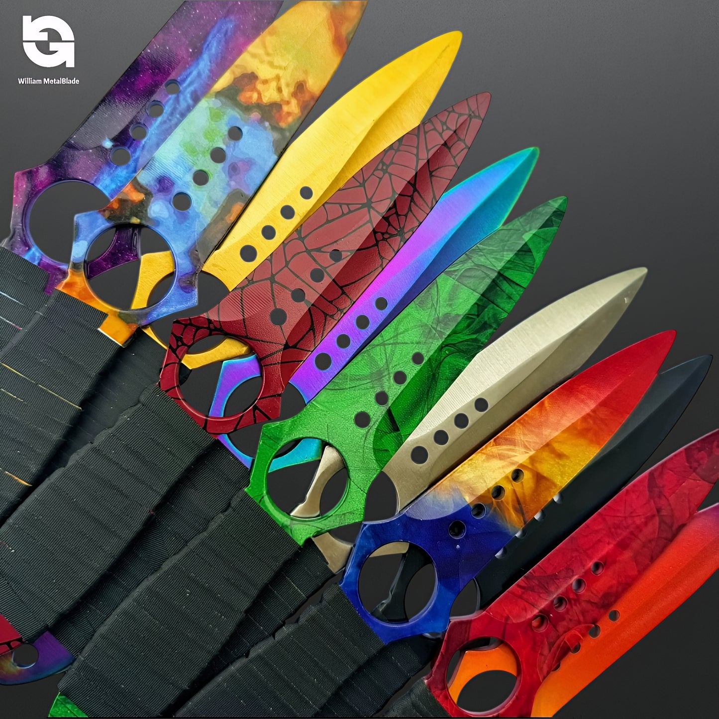 21cm/8.2'' CSGO Sharp Kunai Knife Sharp Blade