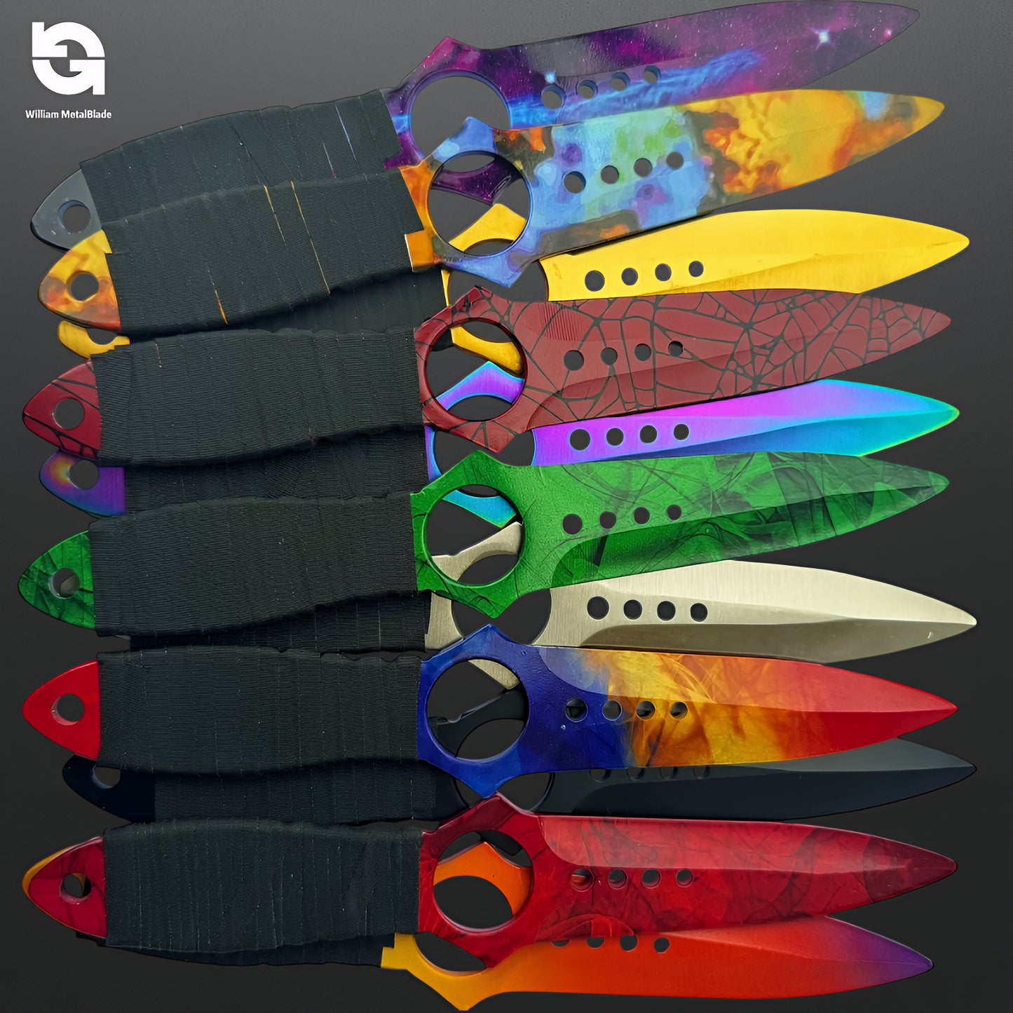 21cm/8.2'' CSGO Sharp Kunai Knife Sharp Blade