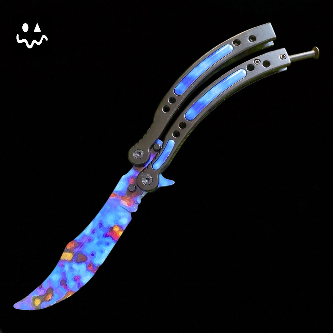 CS Balisong Blunt Blade Trainer Metal Replica Collection
