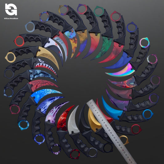 20cm/7.9'' CSGO Karambit Lore Blunt Blade Knife 30 In 1 Pack