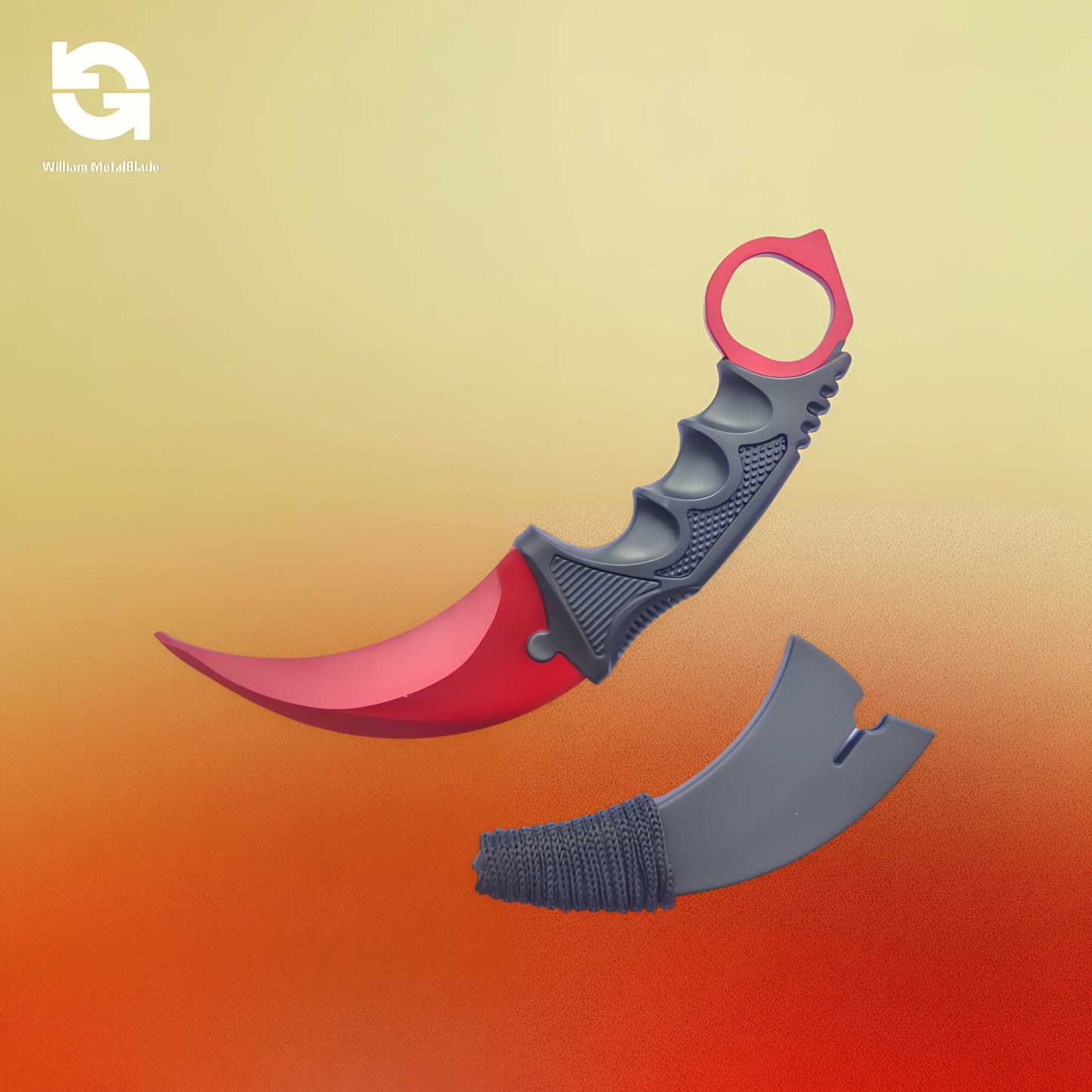 20cm/7.9'' CSGO Karambit Lore Blunt Blade Knife 30 In 1 Pack
