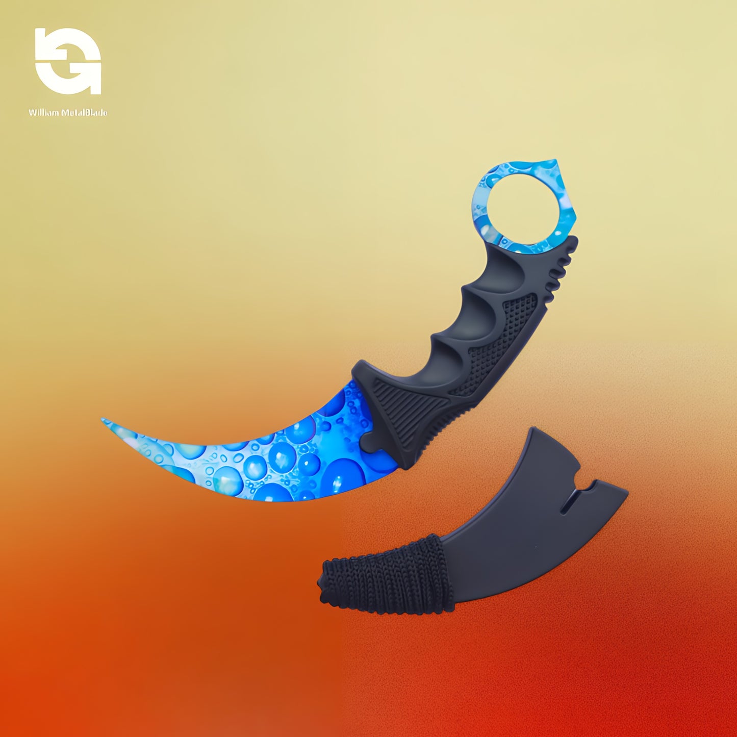 20cm/7.9'' CSGO Karambit Lore Blunt Blade Knife 30 In 1 Pack