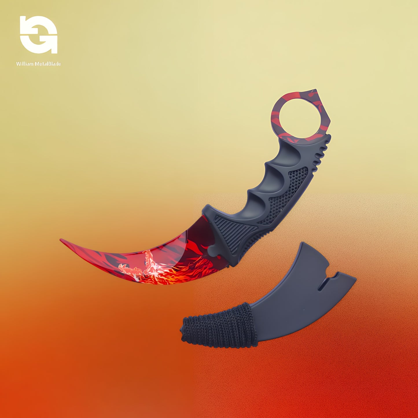 20cm/7.9'' CSGO Karambit Lore Blunt Blade Knife 30 In 1 Pack