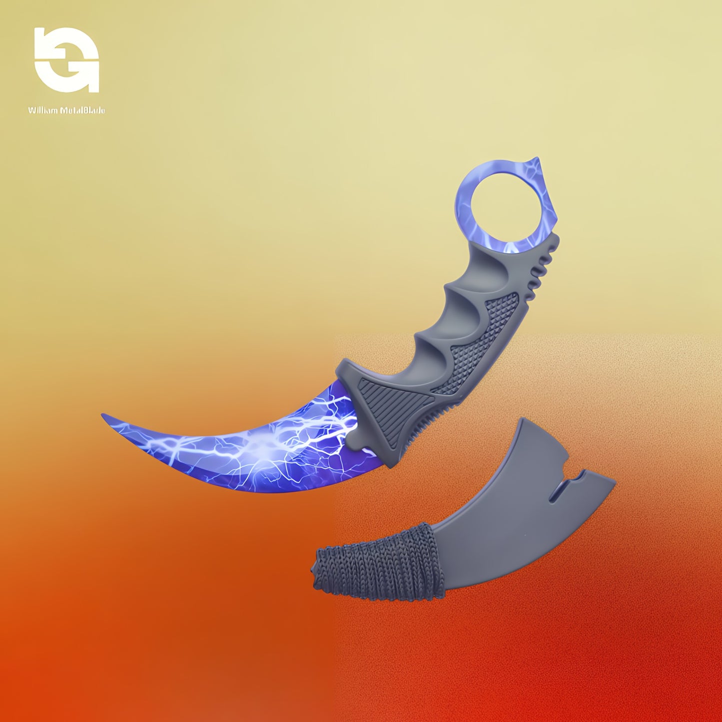 20cm/7.9'' CSGO Karambit Lore Blunt Blade Knife 30 In 1 Pack