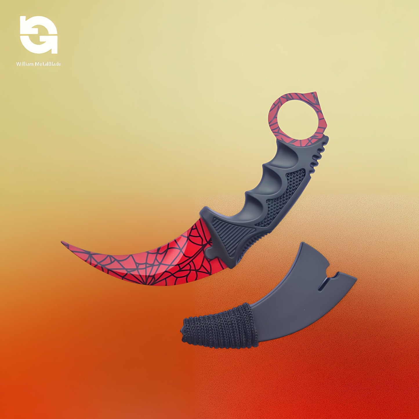20cm/7.9'' CSGO Karambit Lore Blunt Blade Knife 30 In 1 Pack