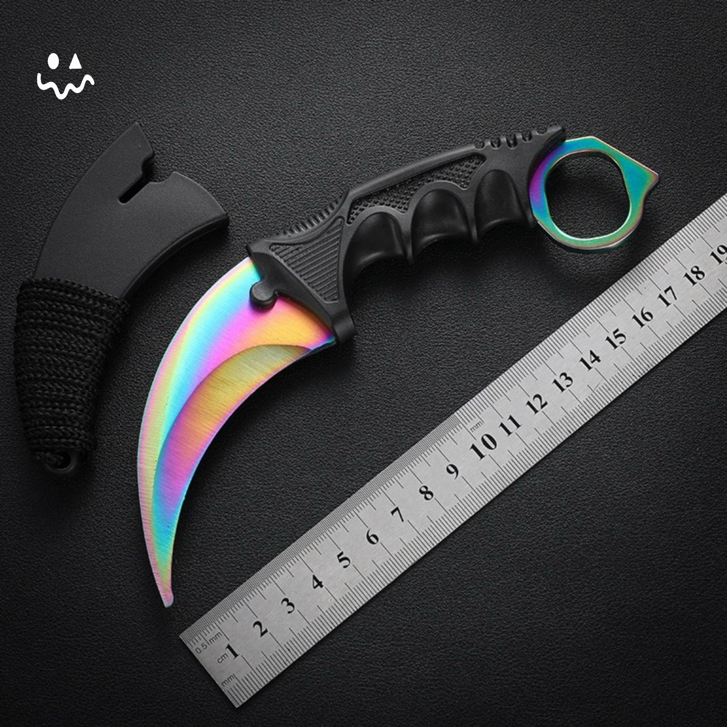 20cm/7.9'' CSGO Karambit Lore Blunt Blade Knife