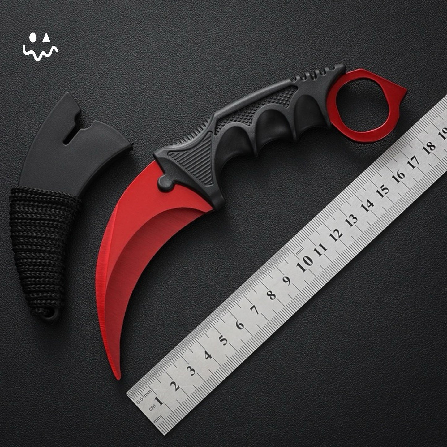 20cm/7.9'' CSGO Karambit Lore Blunt Blade Knife