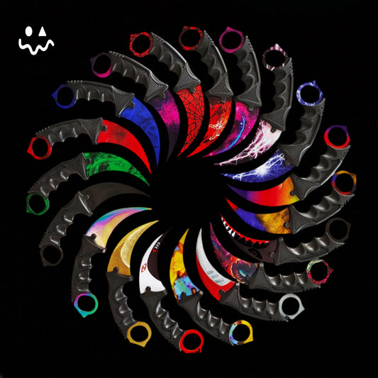 20cm/7.9'' CSGO Karambit Lore Blunt Blade Knife