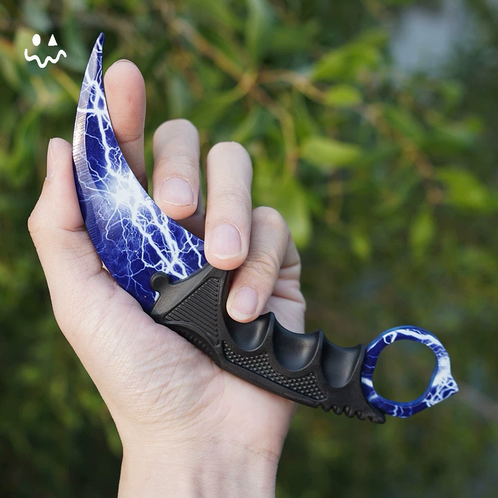 20cm/7.9'' CSGO Karambit Lore Blunt Blade Knife