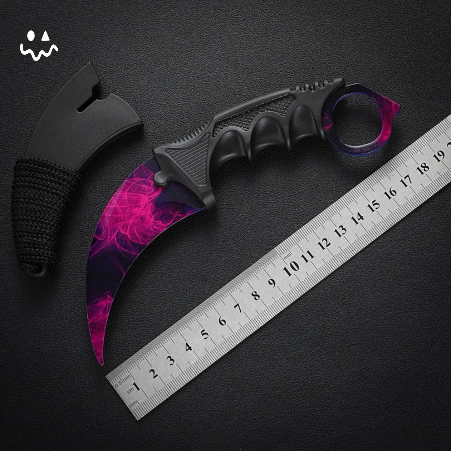 20cm/7.9'' CSGO Karambit Lore Blunt Blade Knife