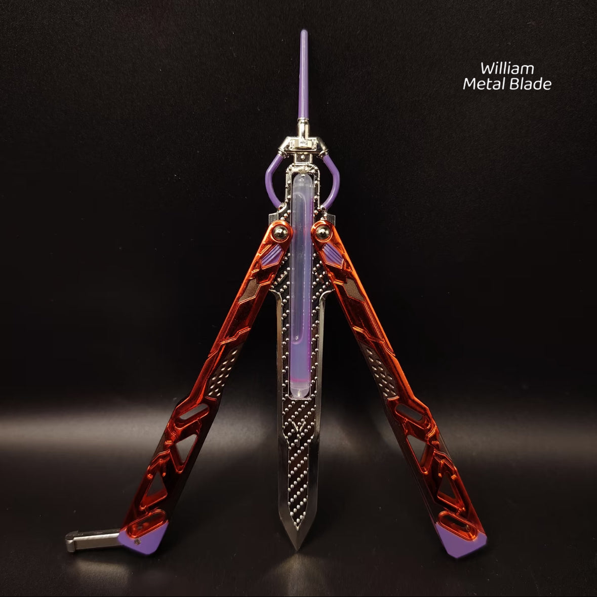 21CM/8.2 " Octane Heirloom Recolor Real Liquid Tube Craft Balisong Replica
