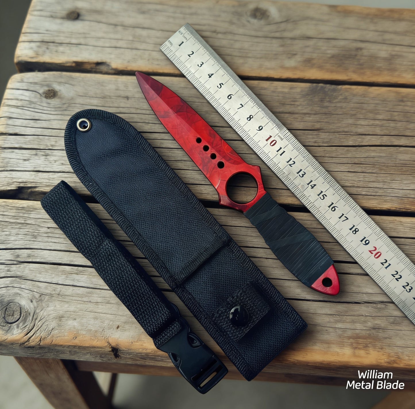 21cm/8.2'' CSGO Sharp Kunai Knife Sharp Blade