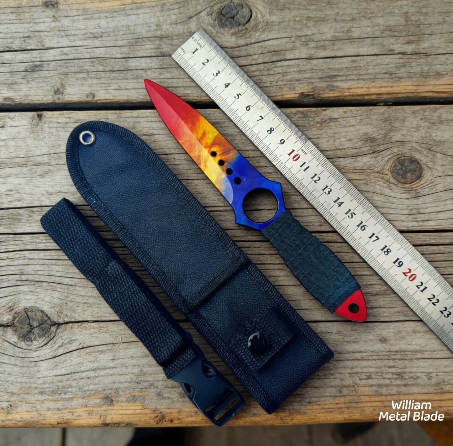 21cm/8.2'' CSGO Sharp Kunai Knife Sharp Blade