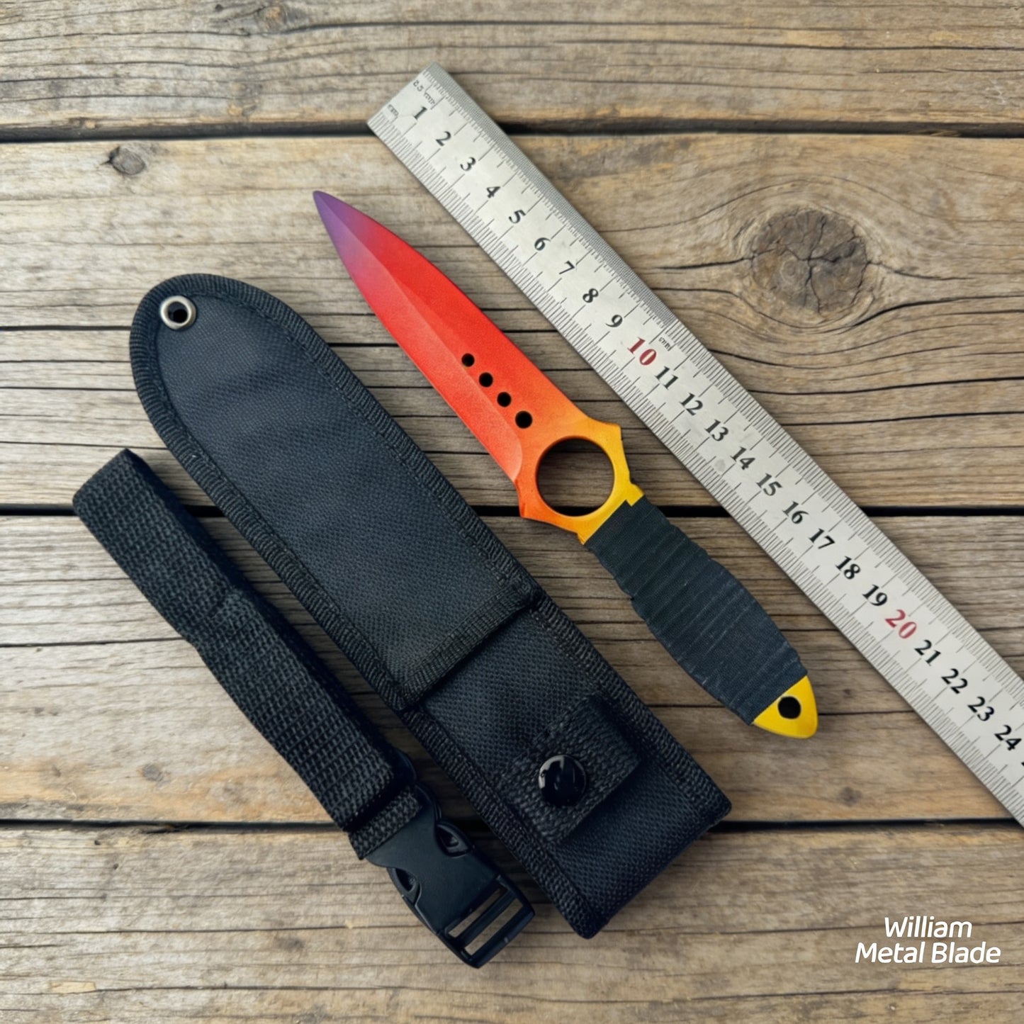 21cm/8.2'' CSGO Sharp Kunai Knife Sharp Blade