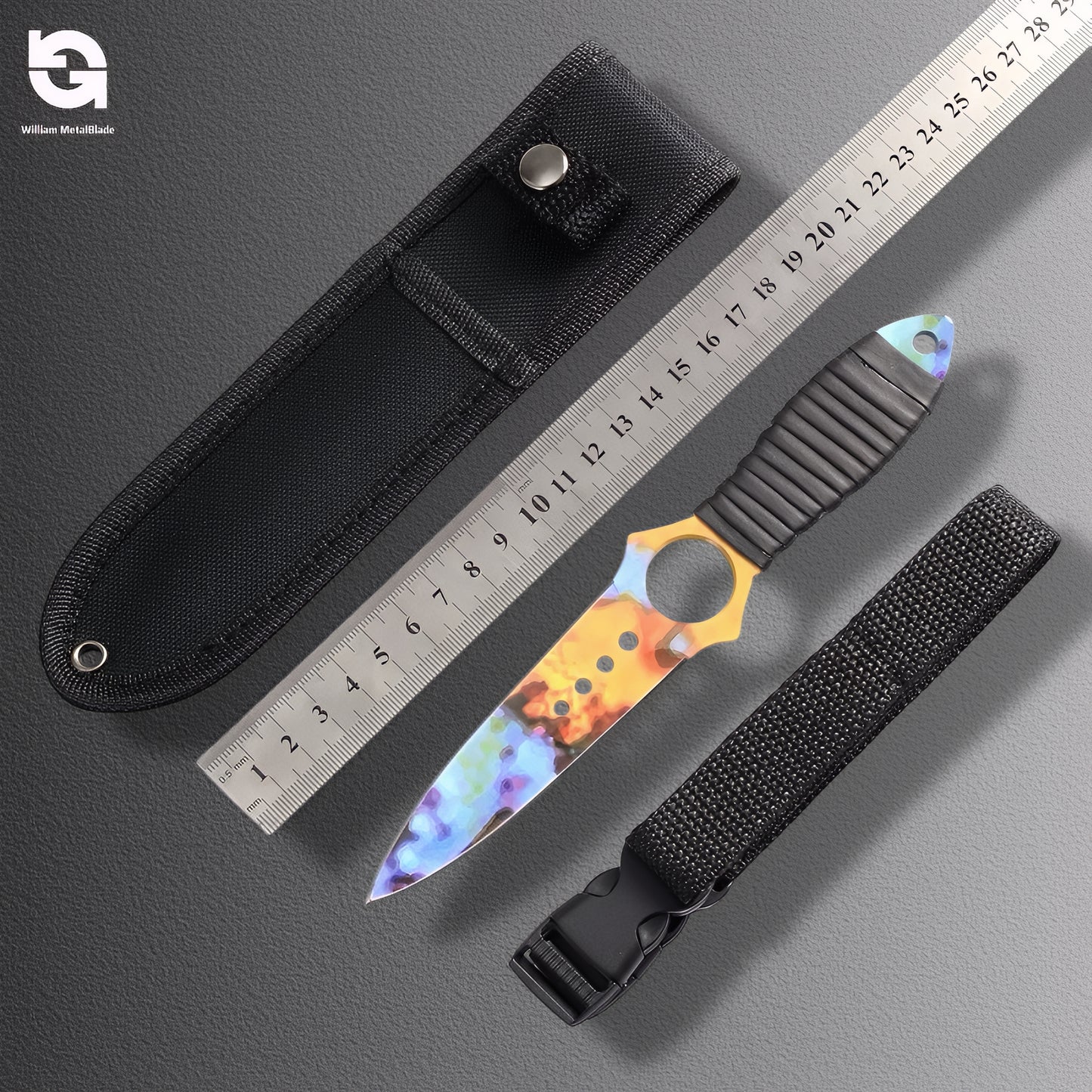 21cm/8.2'' CSGO Sharp Kunai Knife Sharp Blade