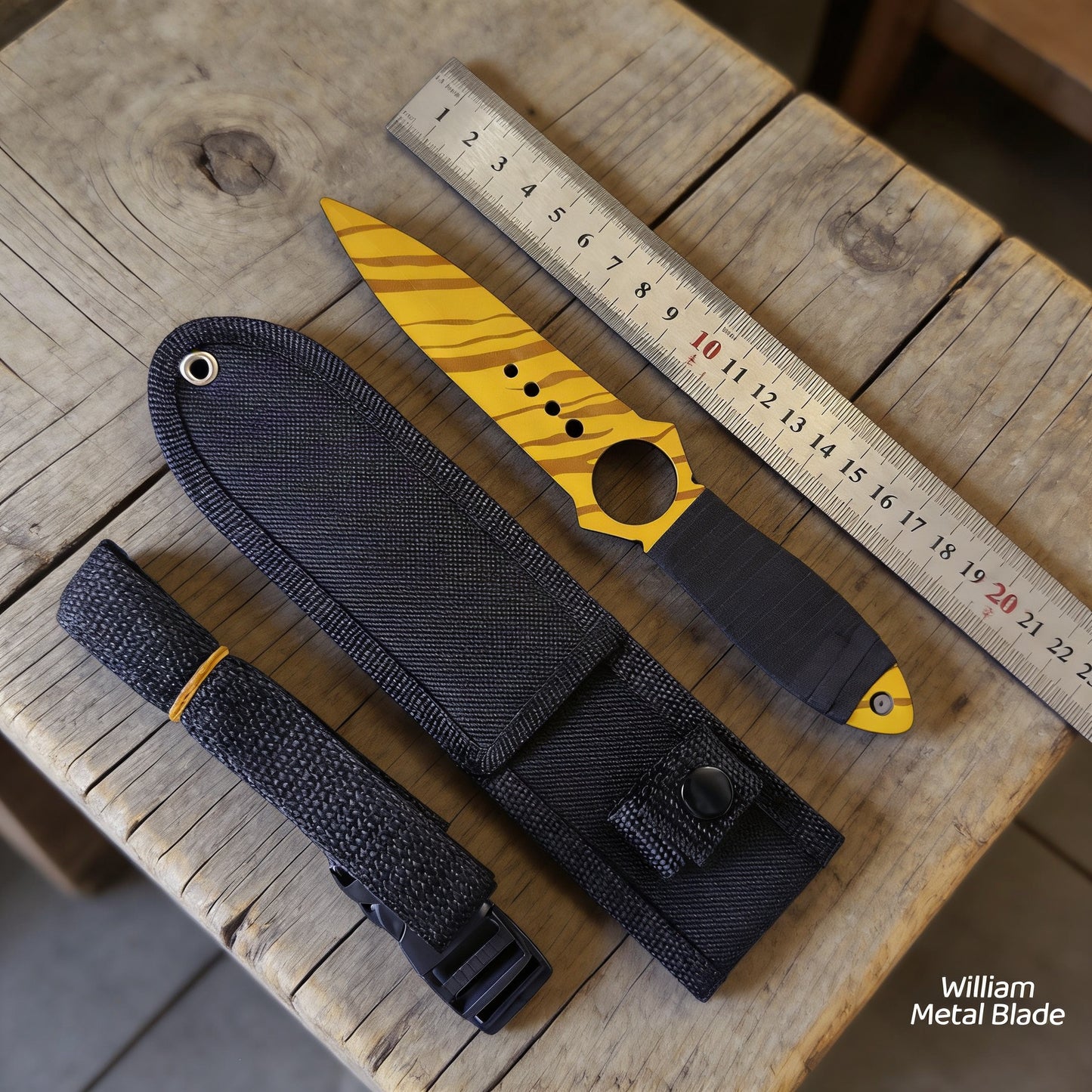 21cm/8.2'' CSGO Sharp Kunai Knife Sharp Blade