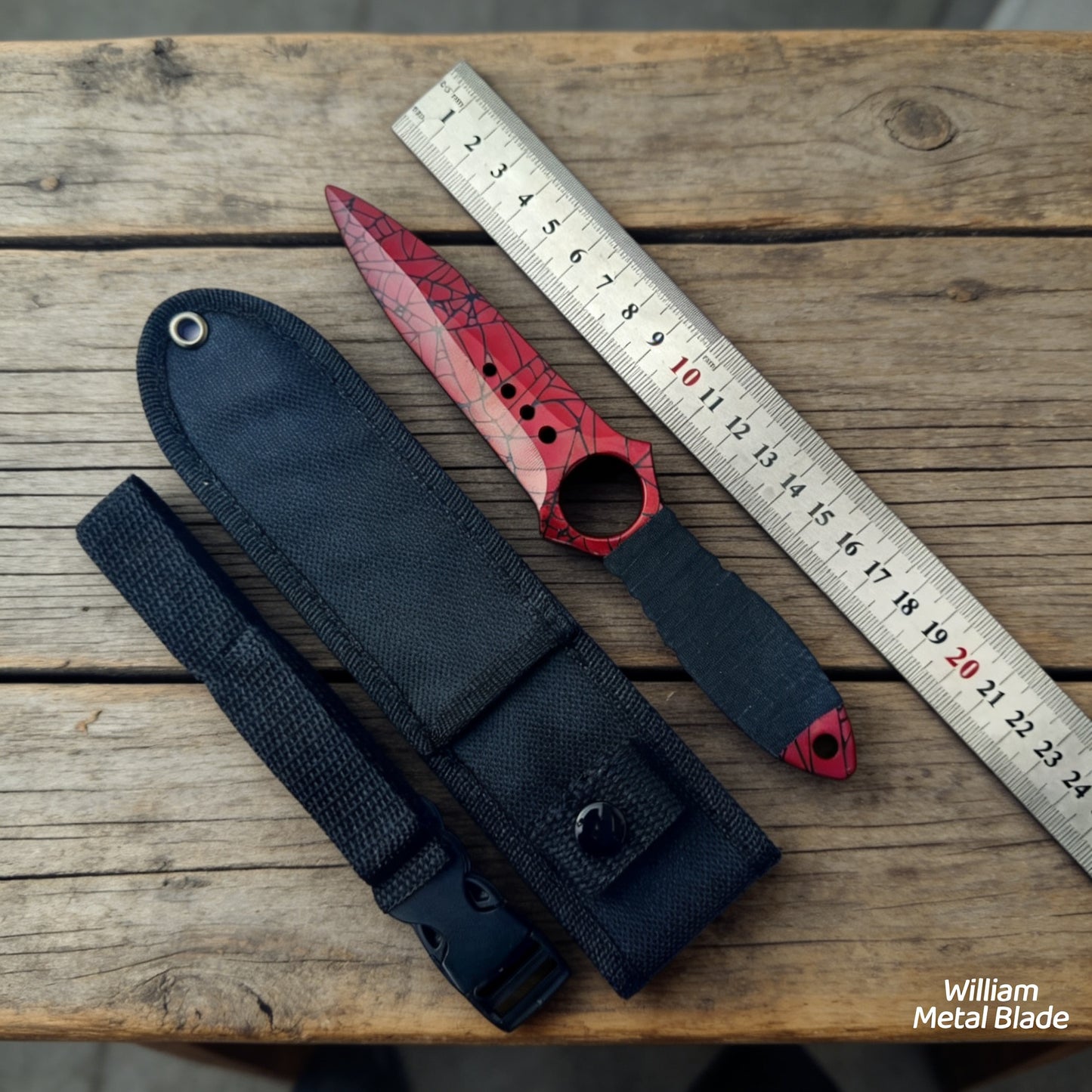 21cm/8.2'' CSGO Sharp Kunai Knife Sharp Blade