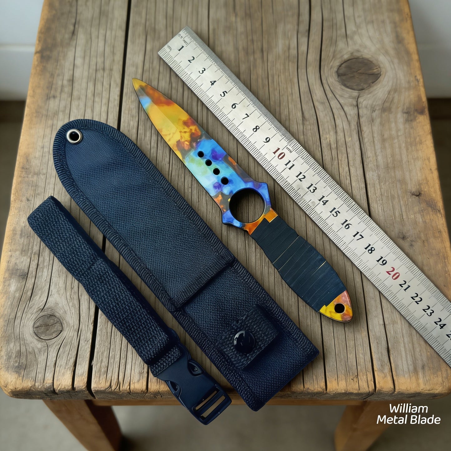 21cm/8.2'' CSGO Sharp Kunai Knife Sharp Blade