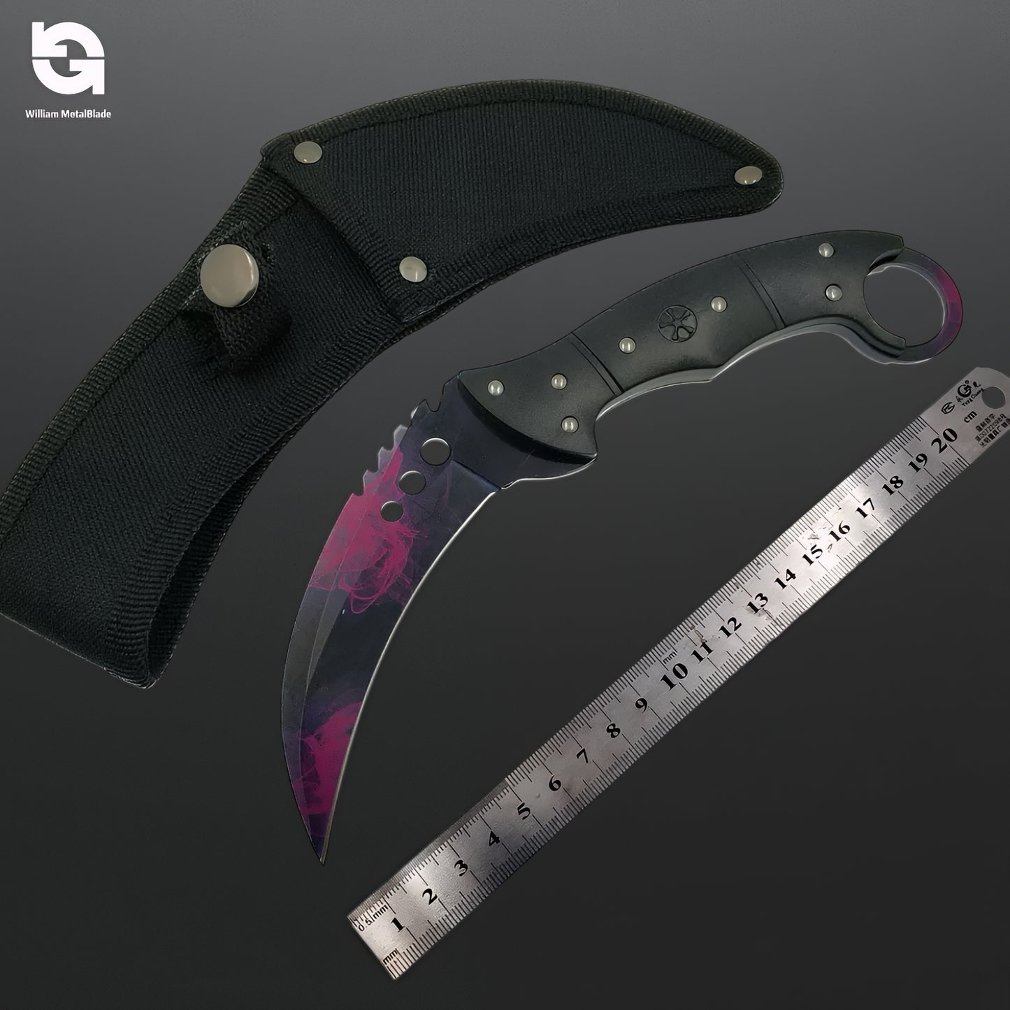 22CM/8.66'' CSGO Talon Knife Sharp Blade Knife