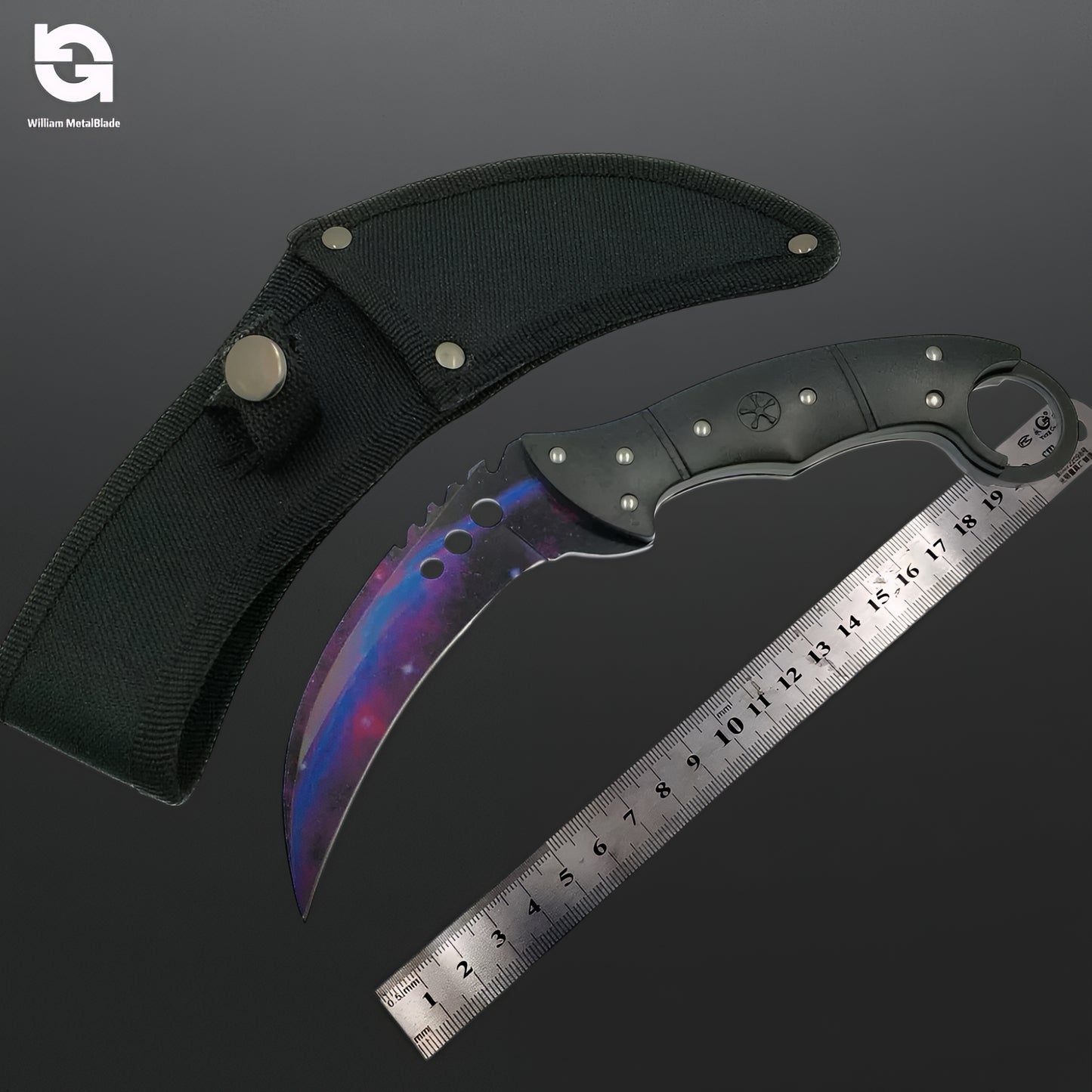 22CM/8.66'' CSGO Talon Knife Sharp Blade Knife