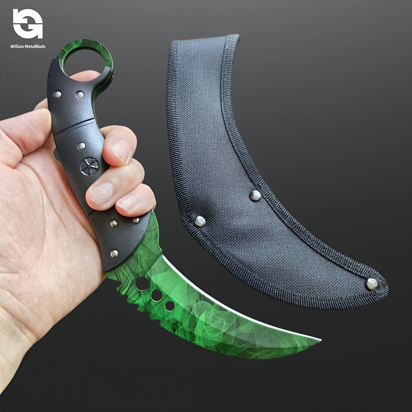 22CM/8.66'' CSGO Talon Knife Sharp Blade Knife