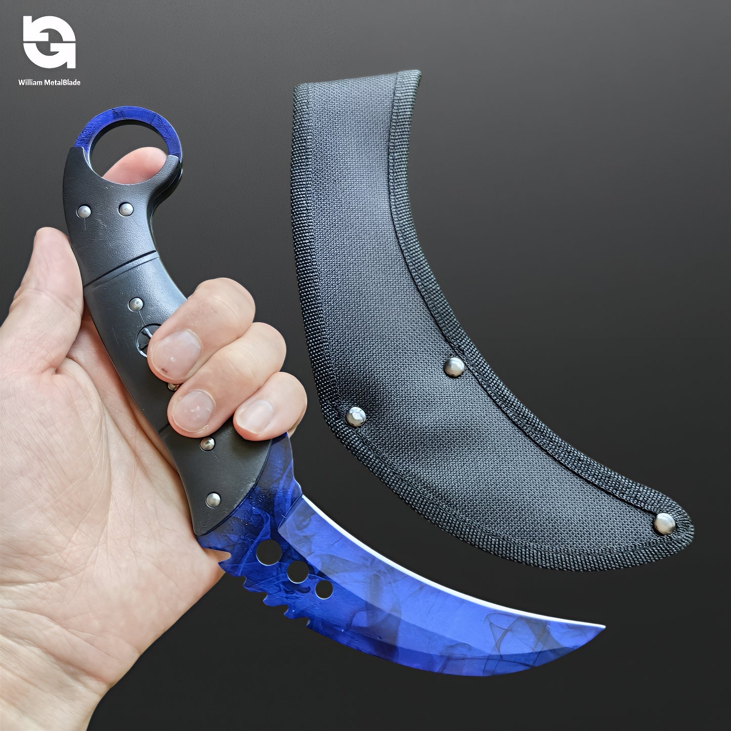 22CM/8.66'' CSGO Talon Knife Sharp Blade Knife